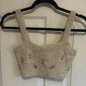 Zara Cream Knit Sweater